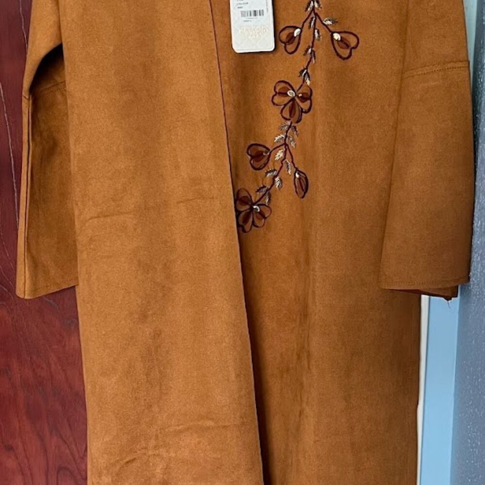 Elegant Mustard 3-Piece Suede Salwar Kameez Set